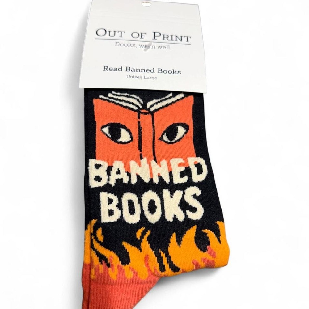 Banned books socks